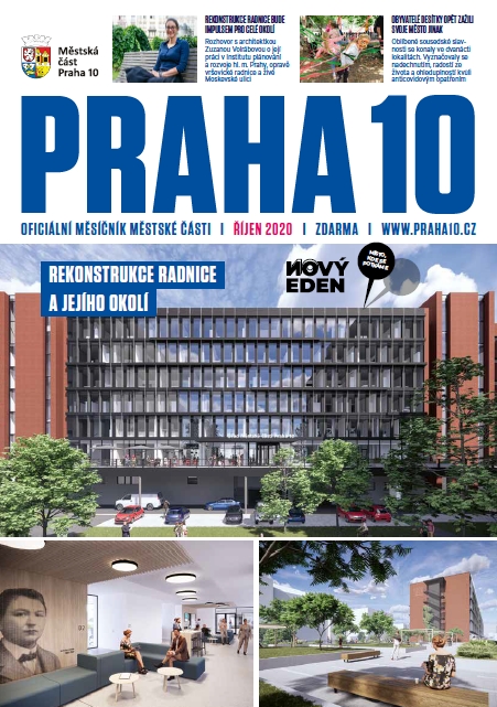 Obálka měsíčníku Praha 10 říjen 2020