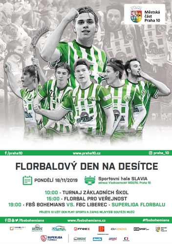 Florbalový turnaj Městské části Praha 10