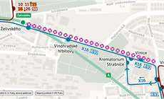 Dočasné přerušení provozu tramvají v úseku Želivského –...